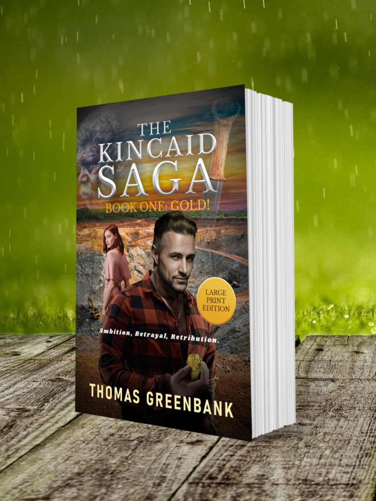 The Kincaid Saga Large Print Edition Cover.